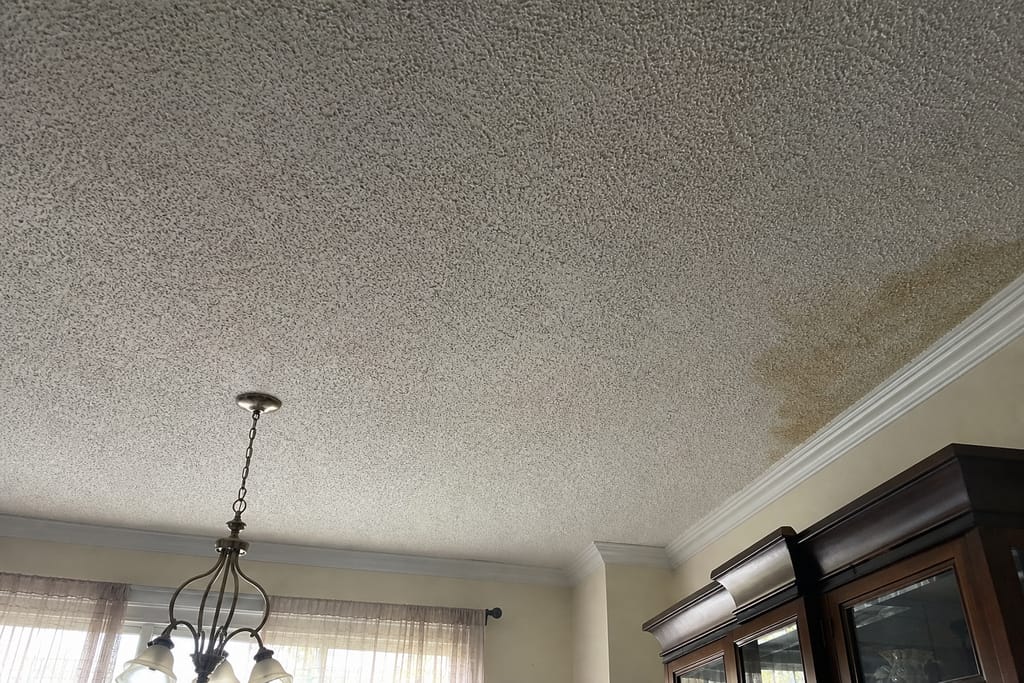 Popcorn Ceiling Removal and Re-Texture photo