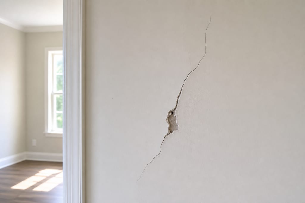 Assess the crack or damage photo